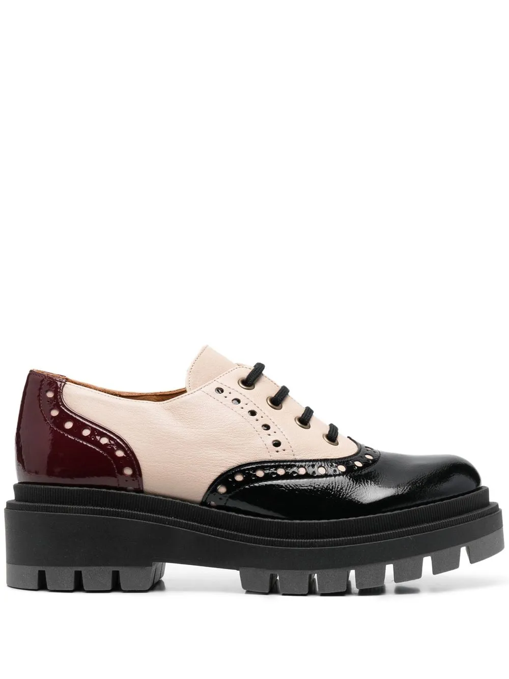 

Chie Mihara zapatos casuales con diseño color block - Negro