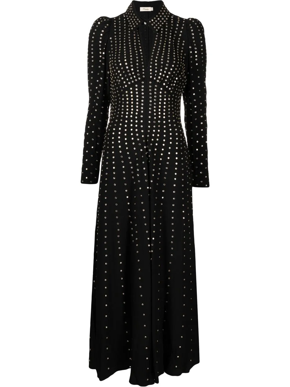 

Temperley London vestido Dallas con detalles de cristal - Negro