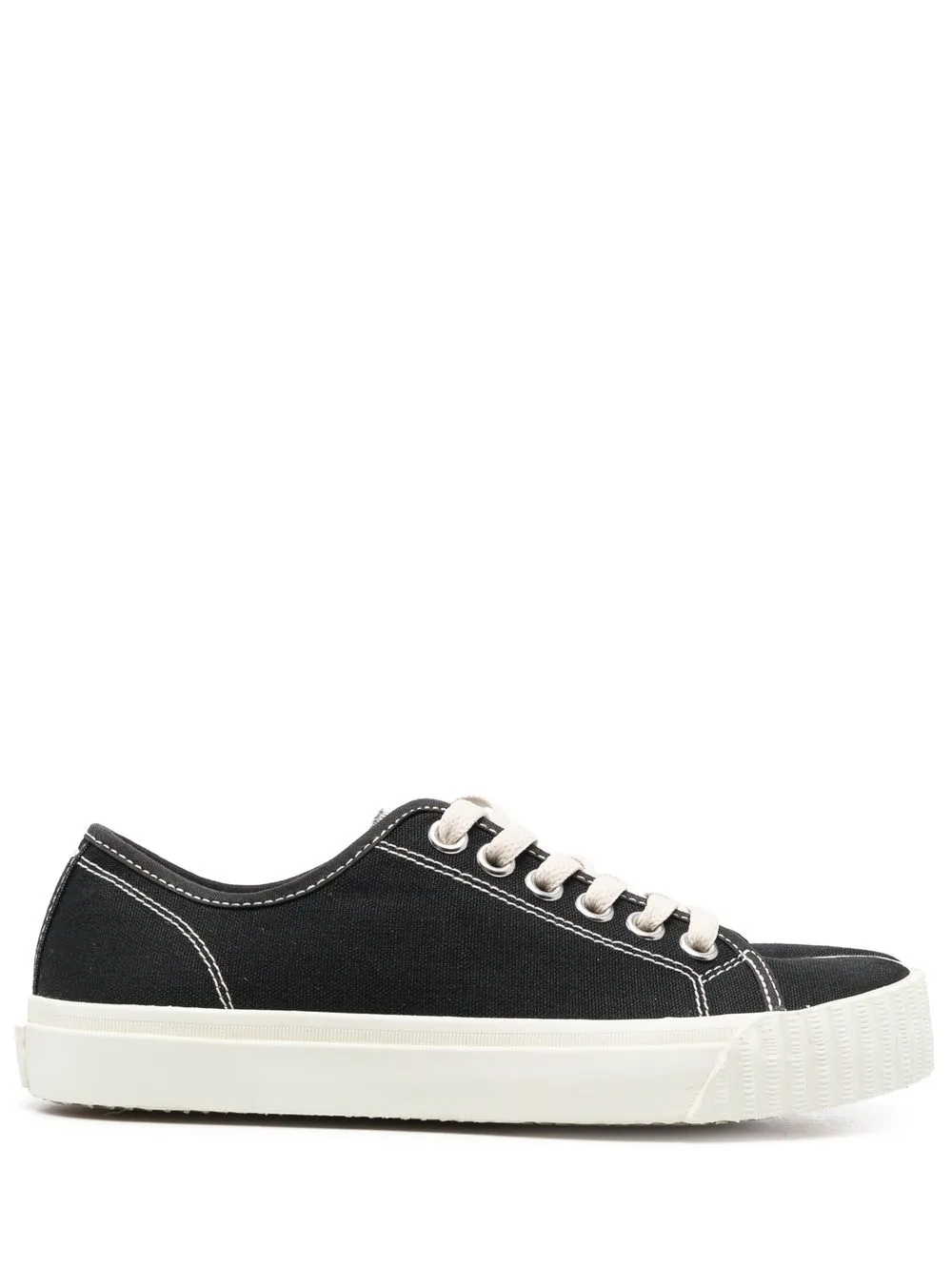 

Maison Margiela logo-print lace-up sneakers - Negro