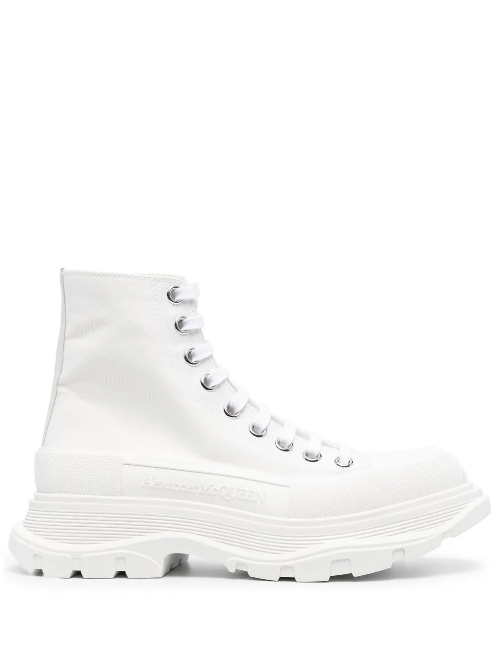 

Alexander McQueen tenis altos Chunky - Blanco