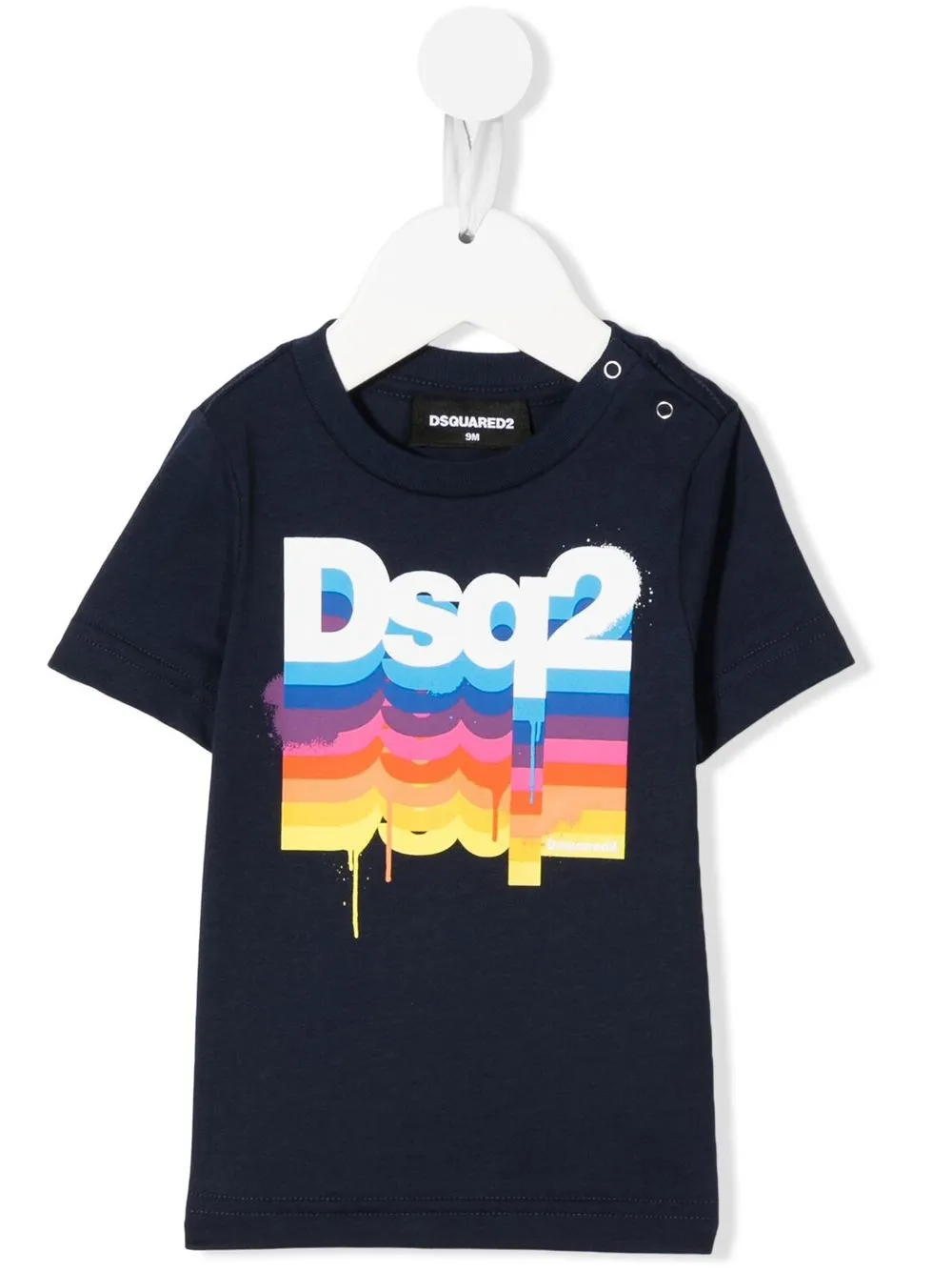 

Dsquared2 Kids playera con logo estampado - Azul