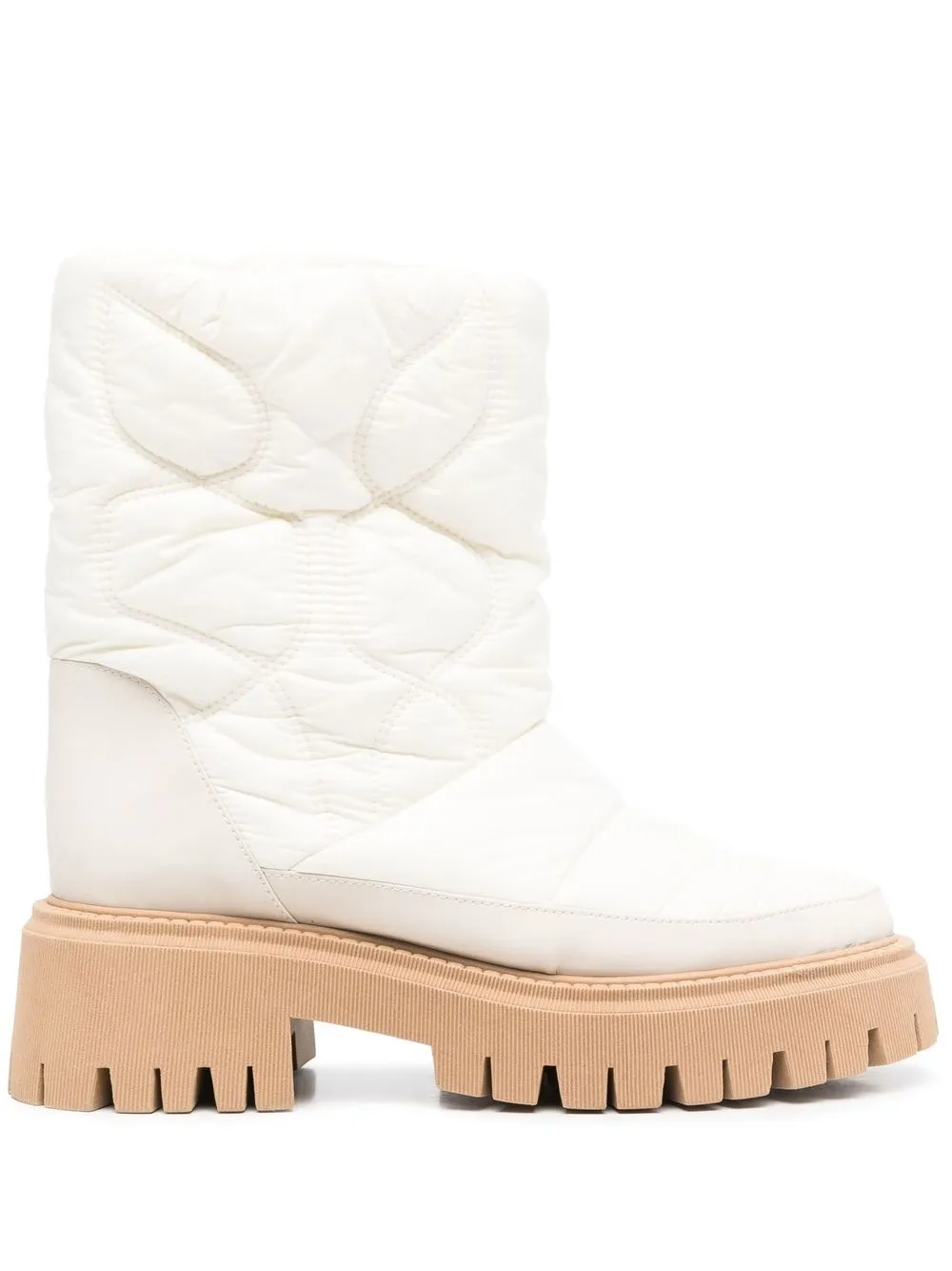 

Dorothee Schumacher botas de nieve capitonadas - Blanco