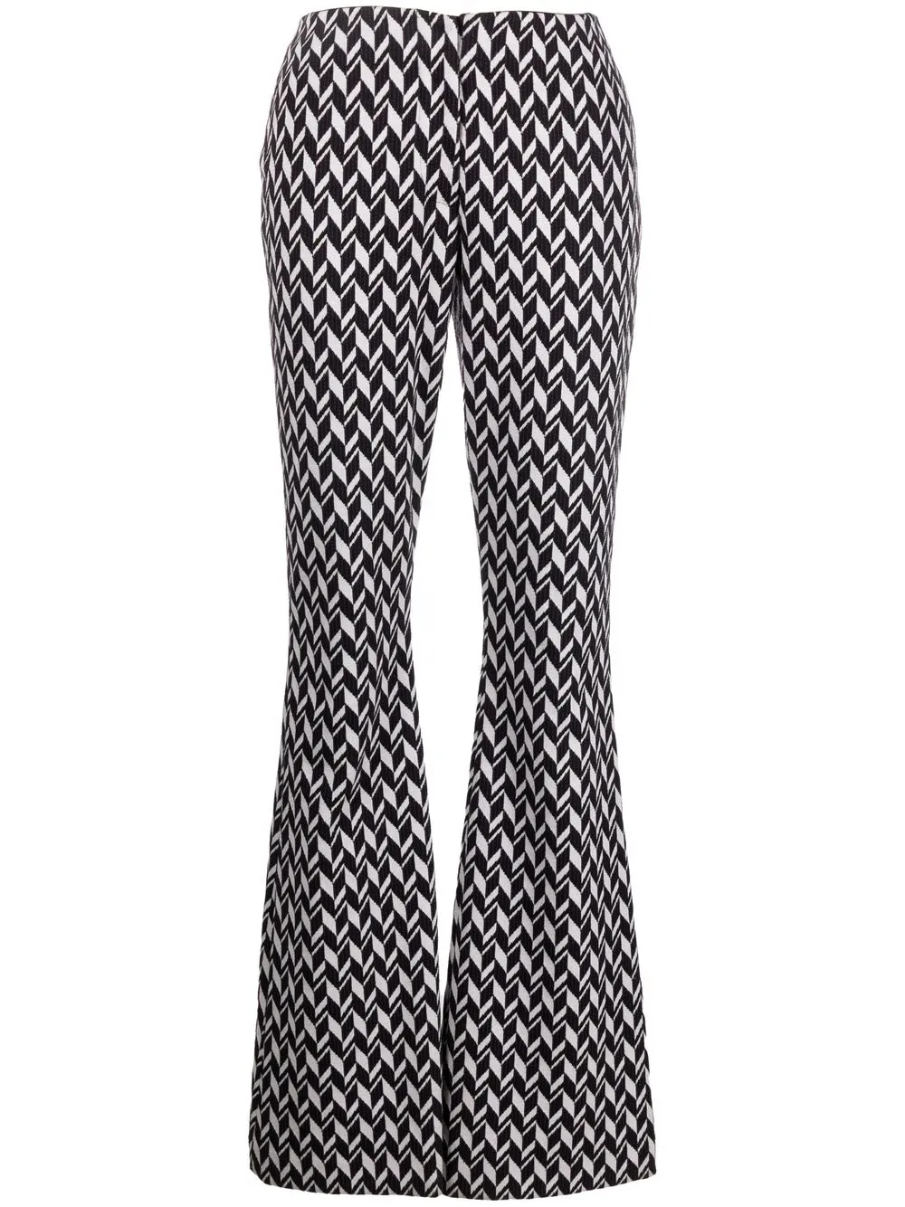 

Dorothee Schumacher pantalones acampanados en jacquard - Negro