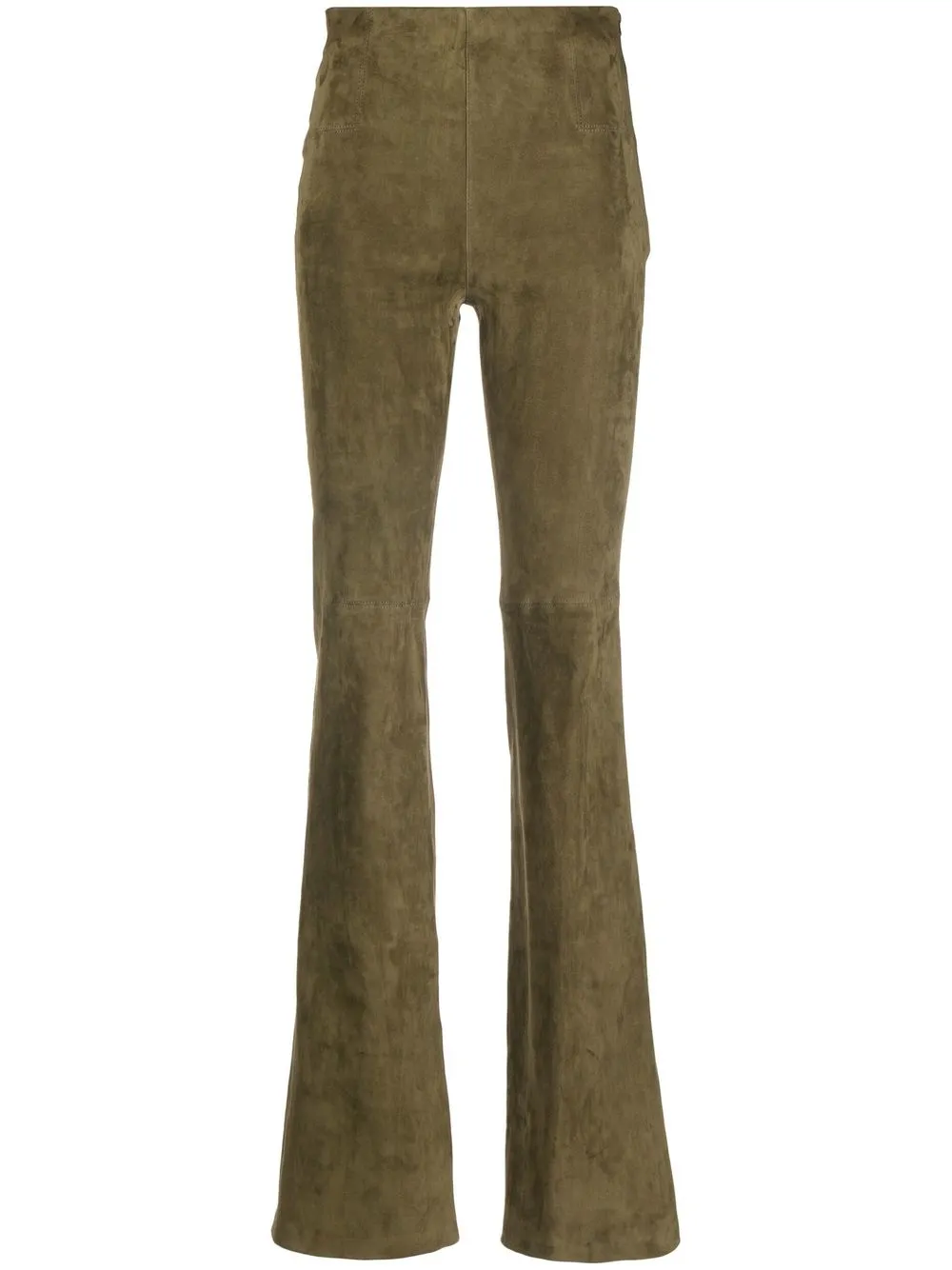 

Dorothee Schumacher Bootcut suede pants - Green