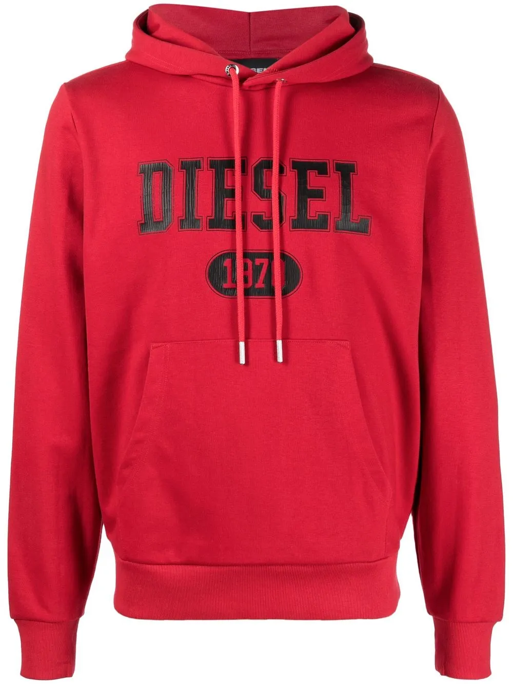 

Diesel hoodie con logo estampado - Rojo