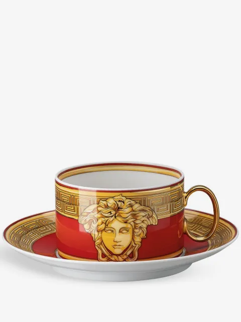 Versace Medusa Amplified teacup and saucer set