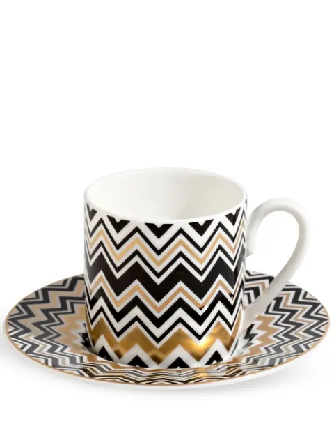 Missoni Home set de tazas de café Zig Zag