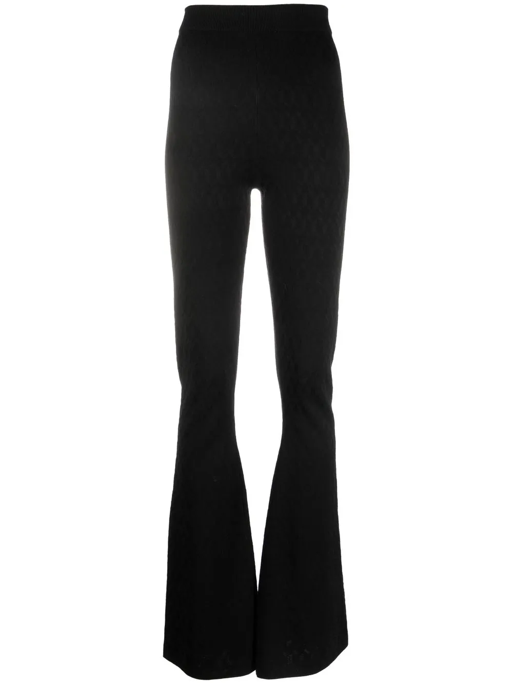 

Dorothee Schumacher pantalones acampanados con tiro alto - Negro