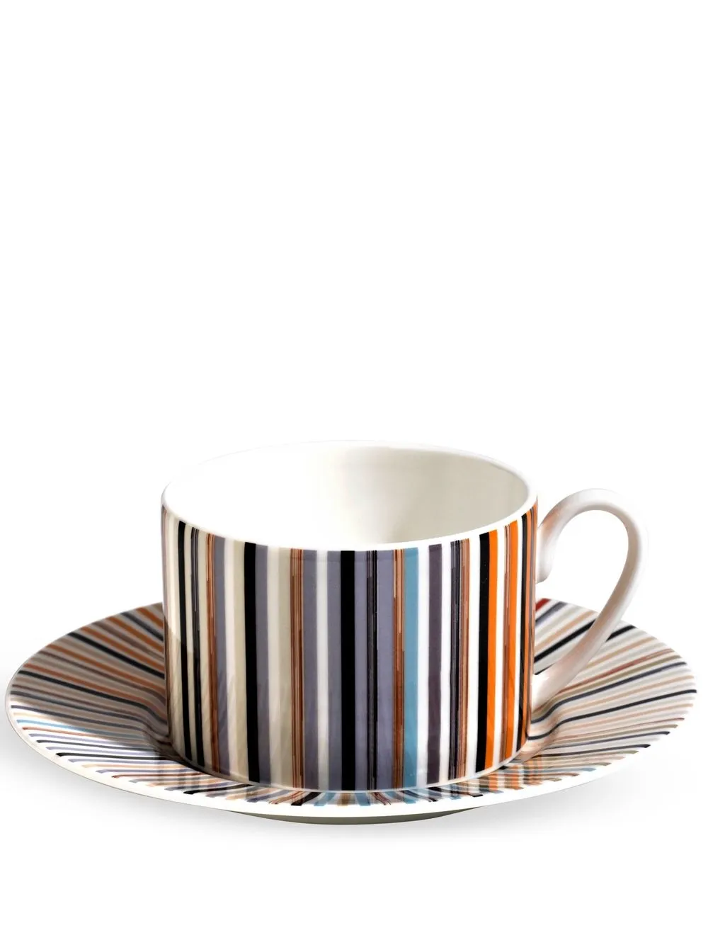 

Missoni Home juego de taza para té Stripes Jenkin - Blanco