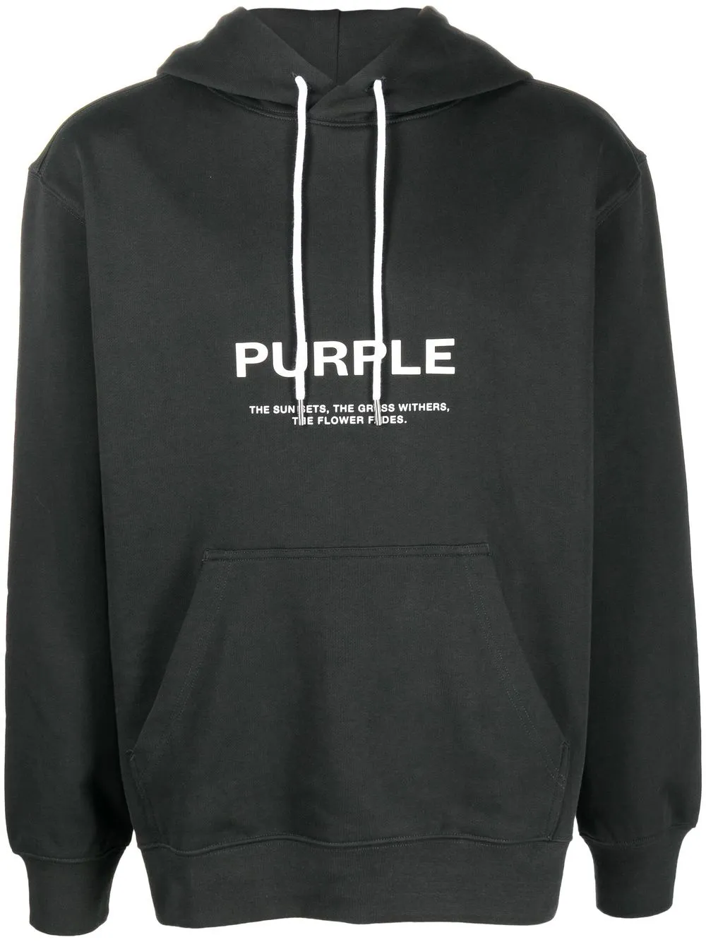 

Purple Brand hoodie con estampado gráfico - Negro