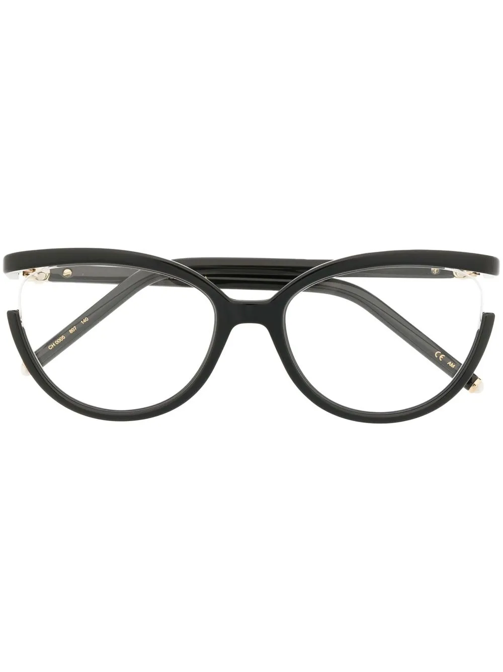 

Carolina Herrera lentes con armazón cat eye - Negro