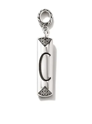 Farfetch Accessori Gioielli Collane Ciondolo Classic Chain Initial C in argento 