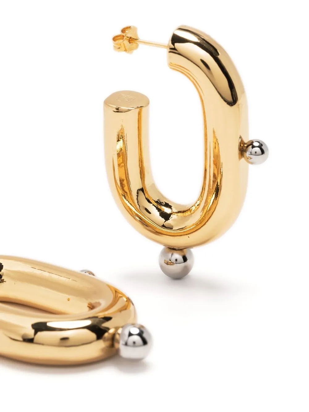 Rabanne Xl Link Comet Hoop Earrings In Gold