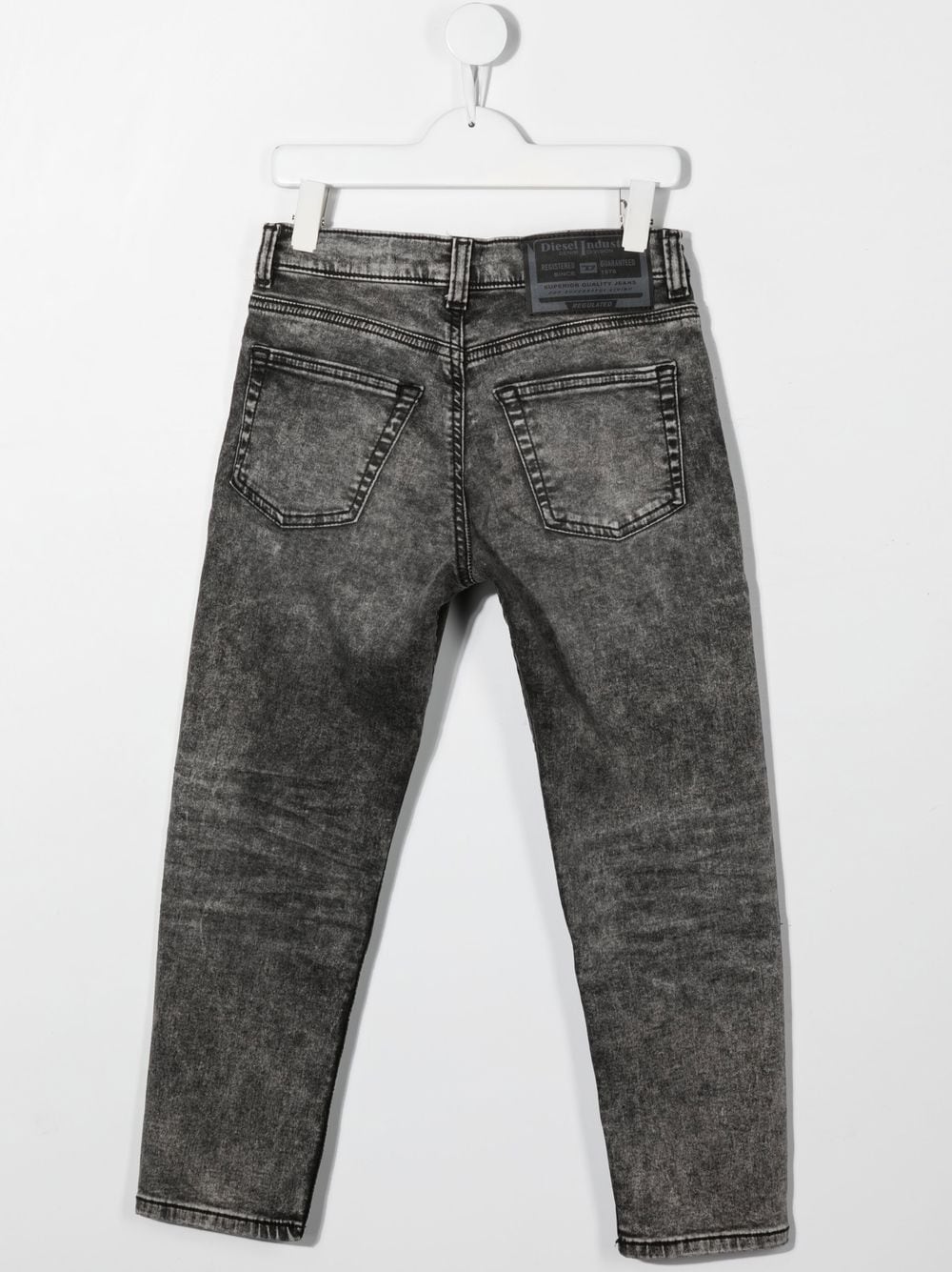 Diesel Kids Jeans met print - Grijs