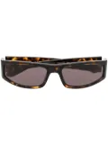 Courrèges square-frame sunglasses - Brown