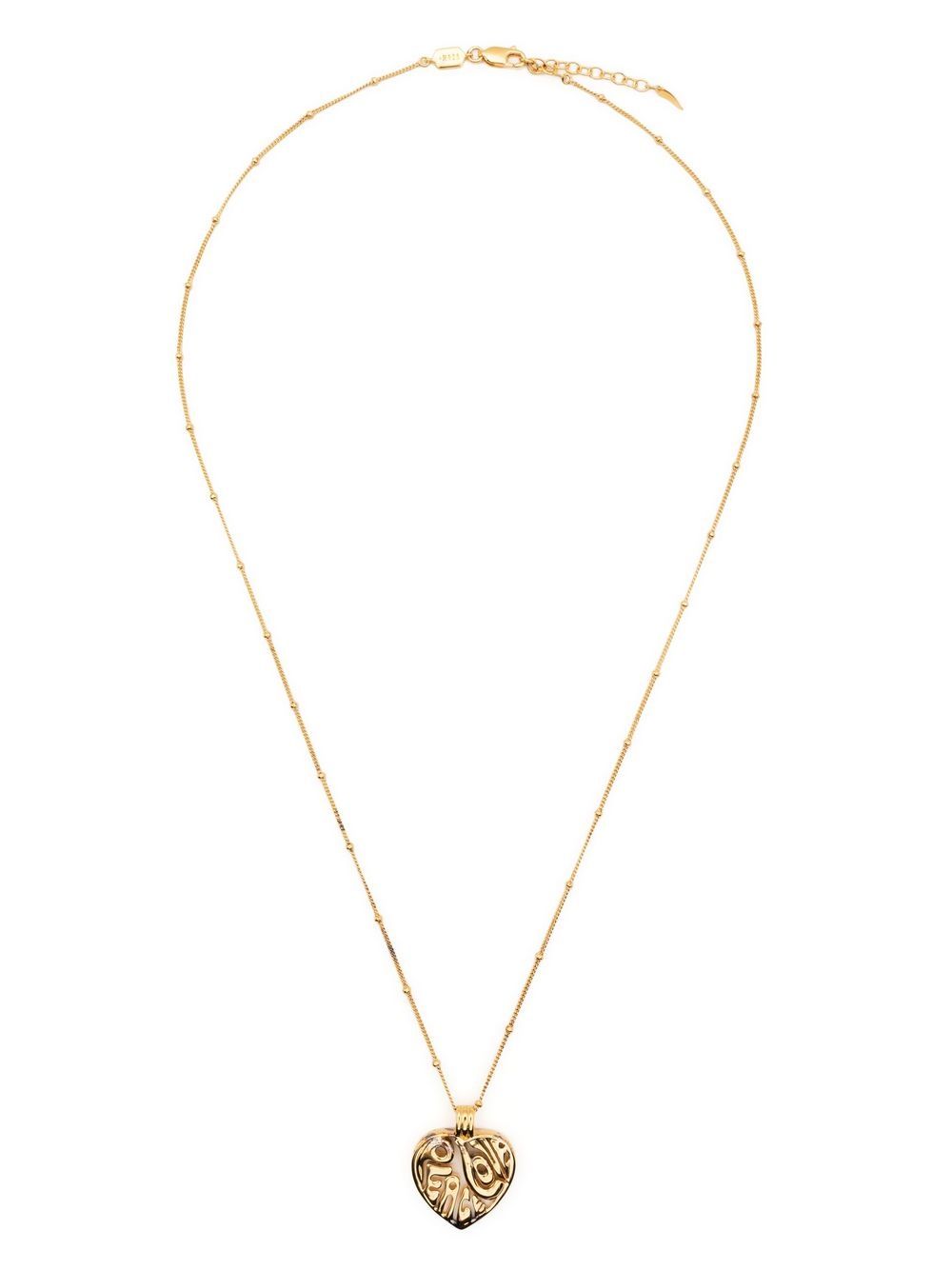 Missoma Engraved Heart-pendant Necklace - Farfetch