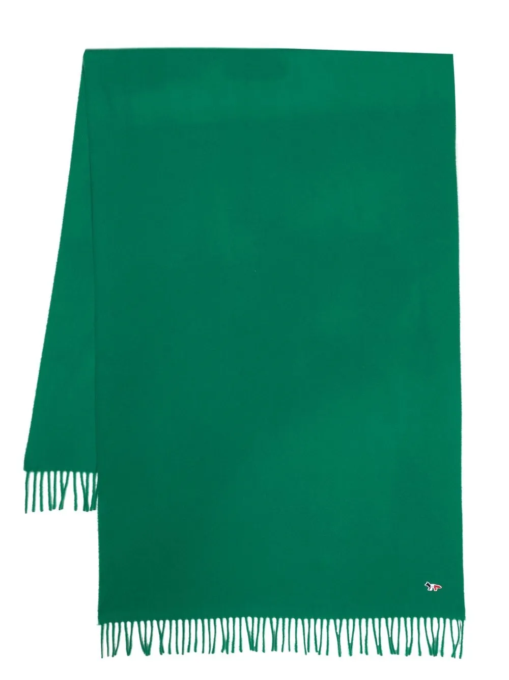 

Maison Kitsuné mascada con logo bordado - Verde