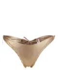 Agent Provocateur Berry gathered-detail bikini brief - Gold