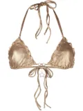 Agent Provocateur Berry star-charm triangle bikini - Gold