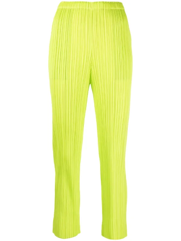 Pleats Please Issey Miyake Pleated straight-leg Trousers - Farfetch