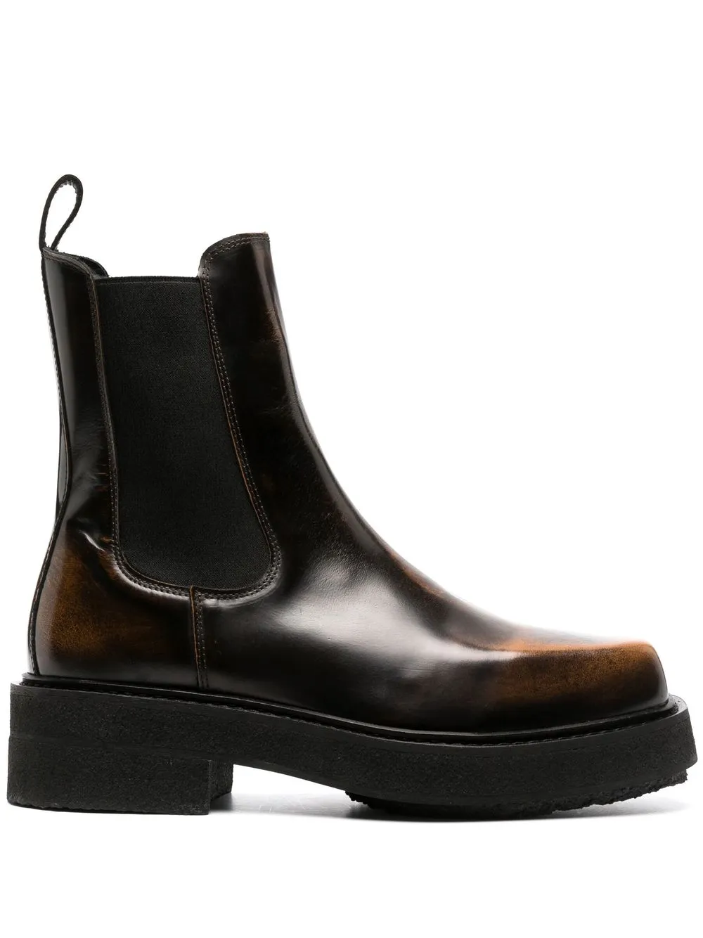 

Eytys Ortega ll elasticated side-pannel ankle boots - Black