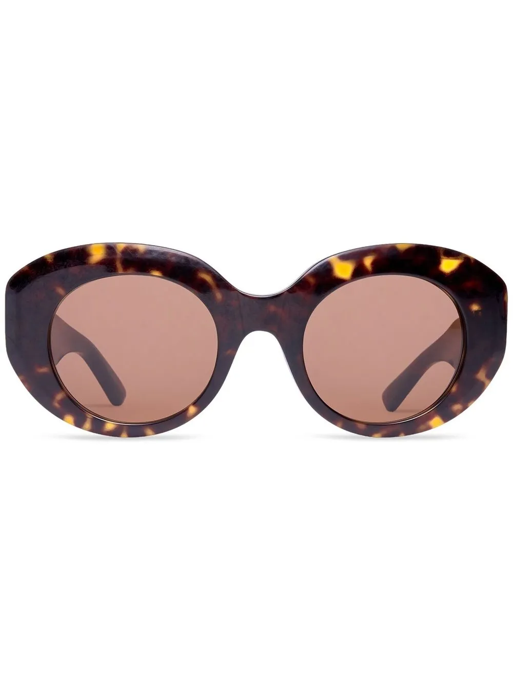 

Balenciaga Eyewear Rive Gauche round frame sunglasses - Brown