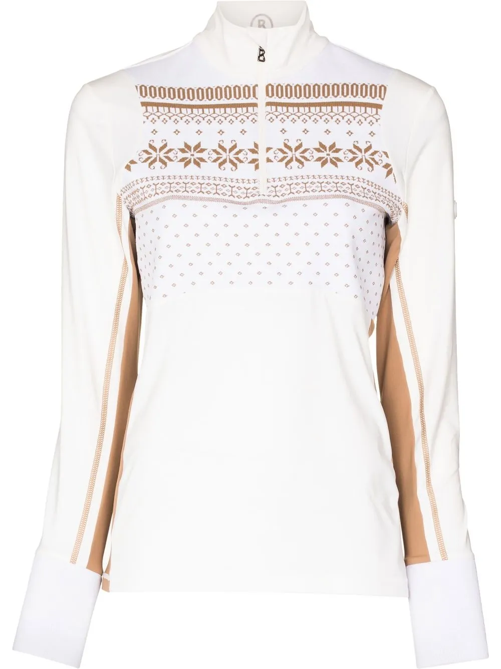 

BOGNER Jorina fair-isle print base layer - White