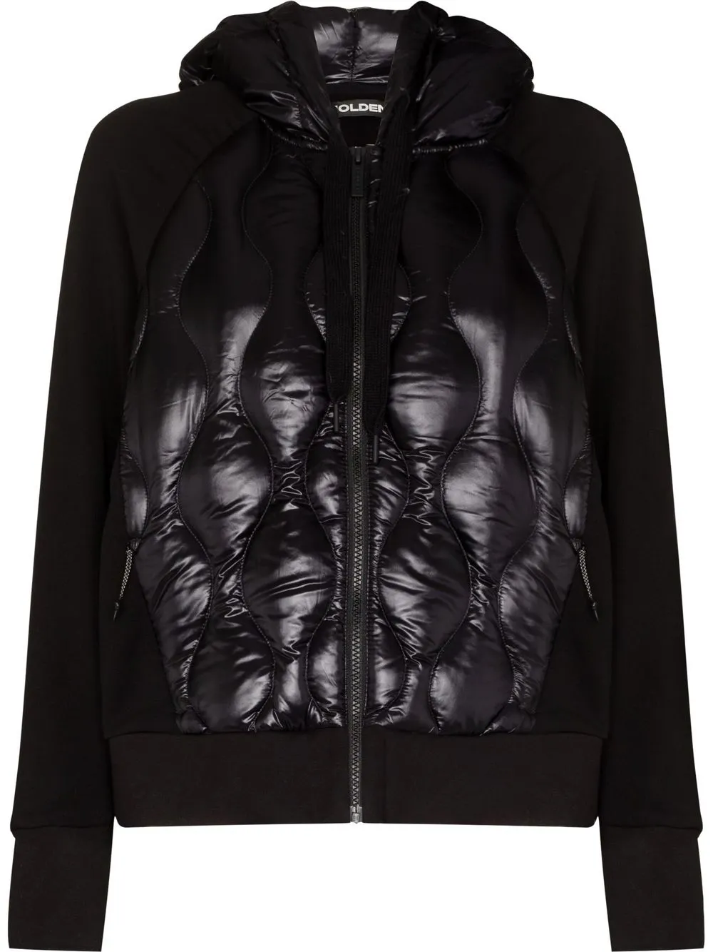 Holden quilted zip-up hoodie