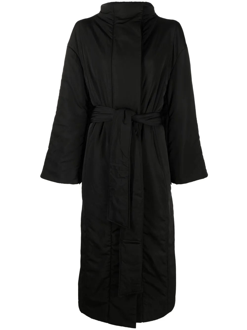 

By Malene Birger Eviia belted puffer coat - Black