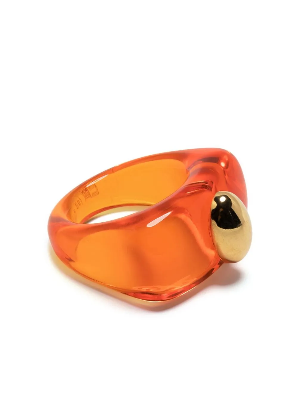 

Jean Paul Gaultier x La Manso square cocktail ring - Orange