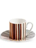 Missoni Home Stripes Jenkins coffee set - Grey