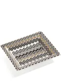 Missoni Home zigzag-print vide poche - White