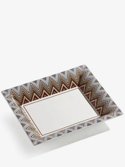 Missoni Home Jarris zigzag-pattern tray