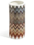 Missoni Home Zig Zag Jarris high vase - Neutrals
