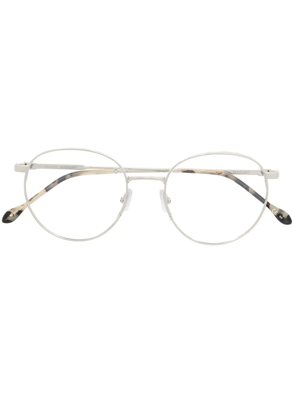 

Isabel Marant Eyewear lentes con armazón cuadrada y logo - Plateado