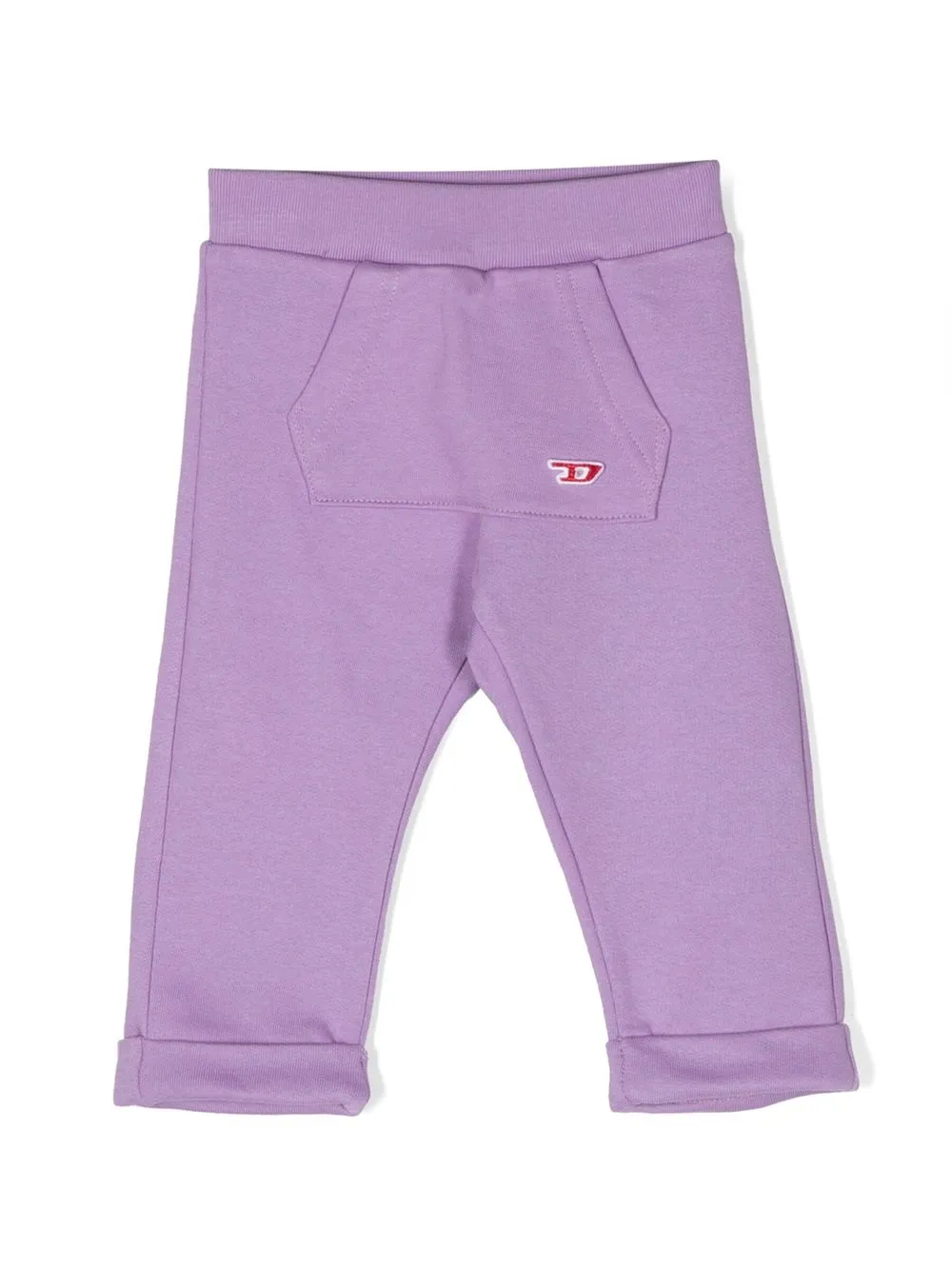 

Diesel Kids Pallyb logo-patch track pants - Purple