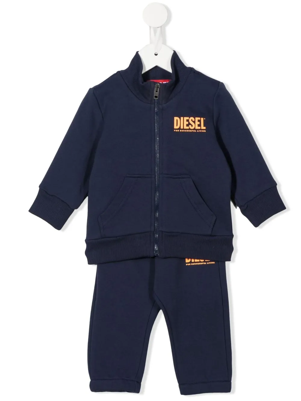 

Diesel Kids traje deportivo con logo estampado - Azul