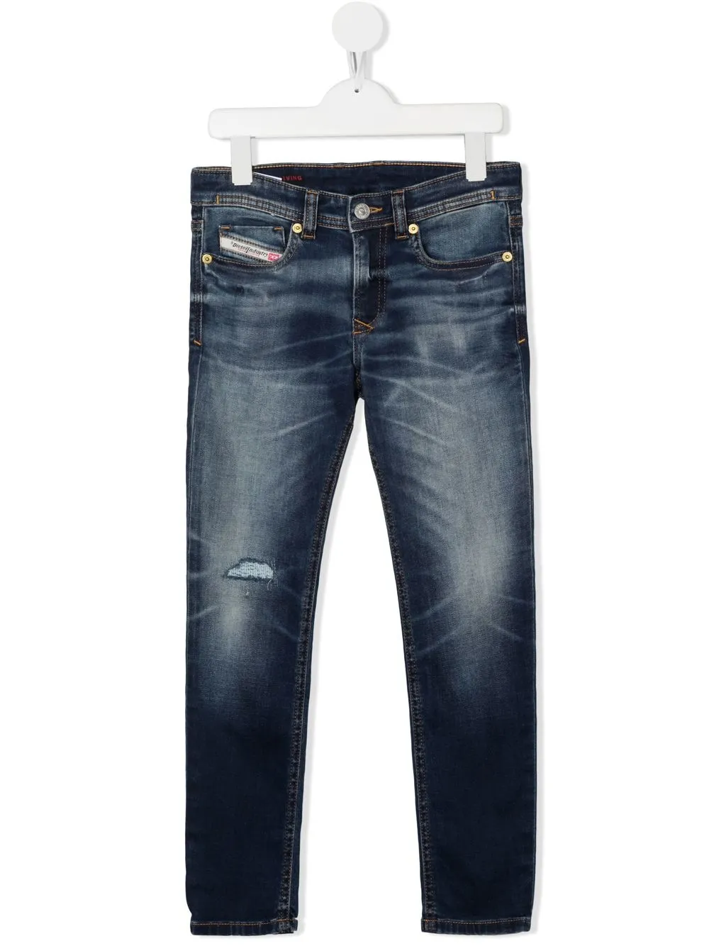 Diesel 1979 Sleenker-j Jjj Jeans In Blue