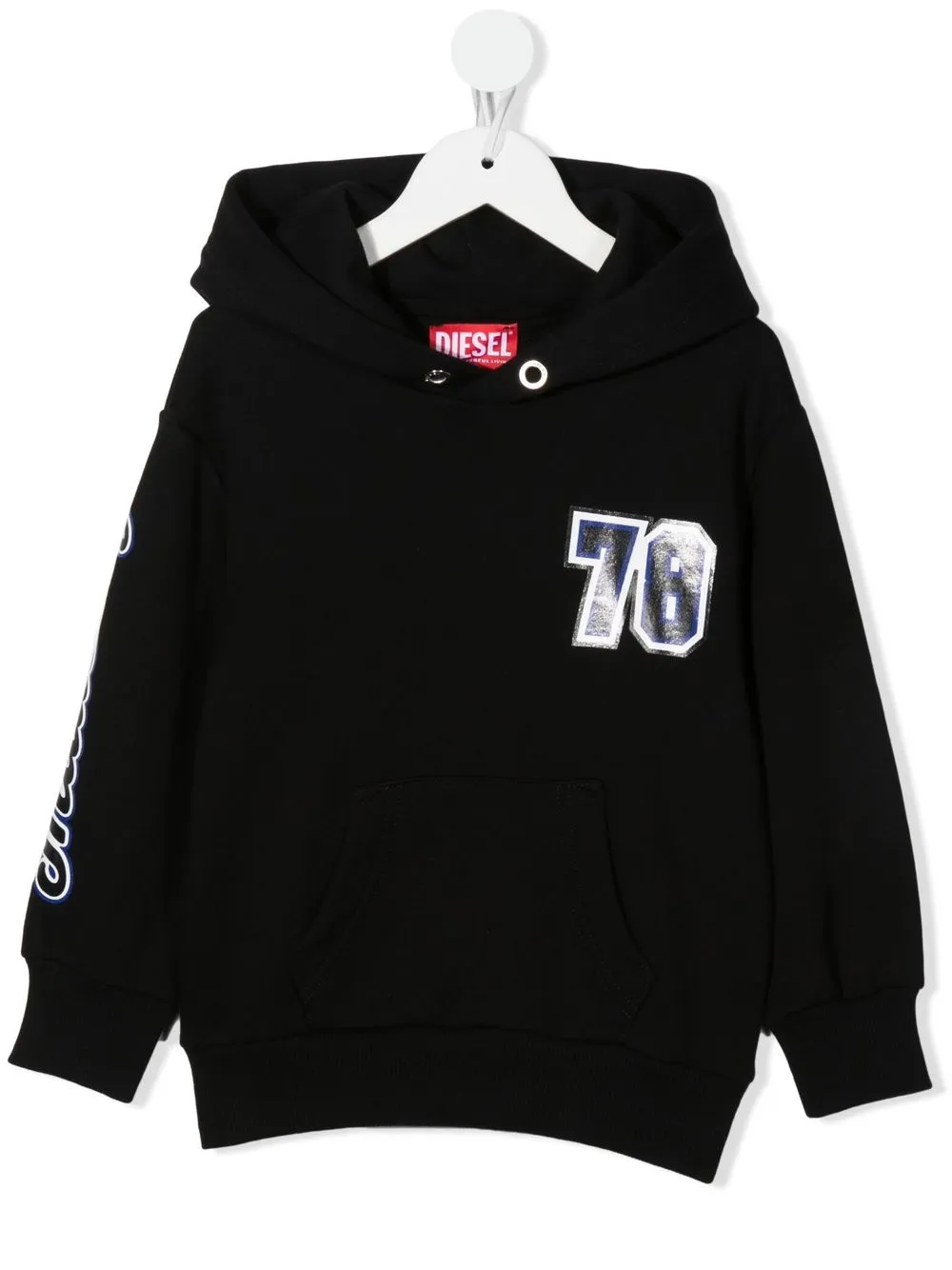 

Diesel Kids hoodie con estampado gráfico - Negro