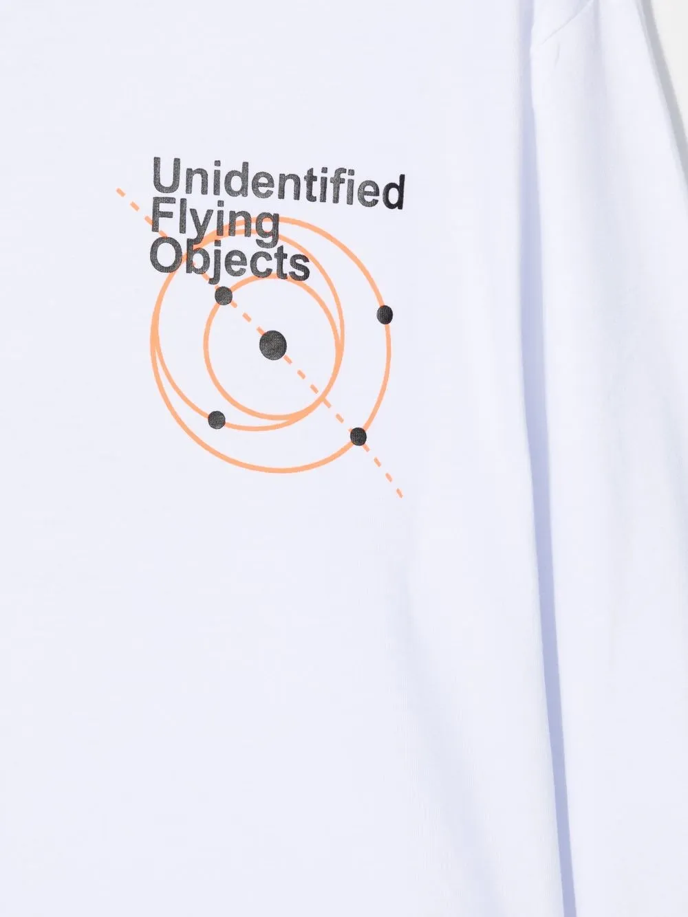  Diesel Kids T Shirt Mit Ufo Print   Weiß 