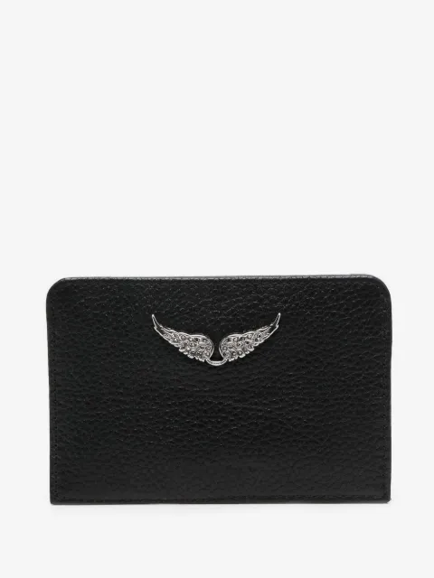 Zadig&Voltaire tarjetero con dije de ala 