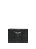 Zadig&Voltaire logo-plaque lambskin wallet - Black