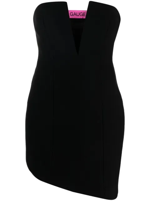 GAUGE81 Asan V-neck asymmetric dress