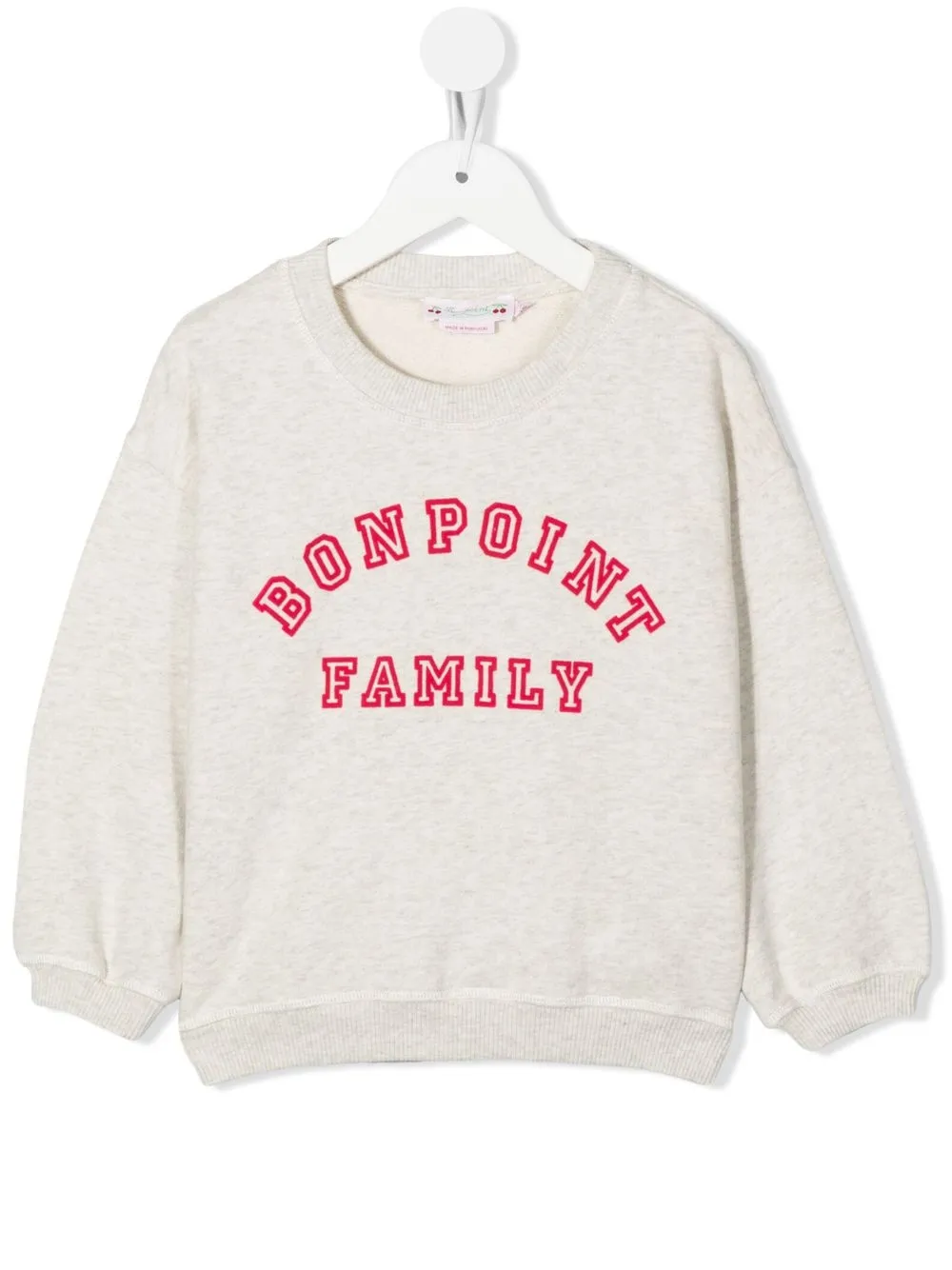 

Bonpoint sudadera holgada con logo estampado - Neutro