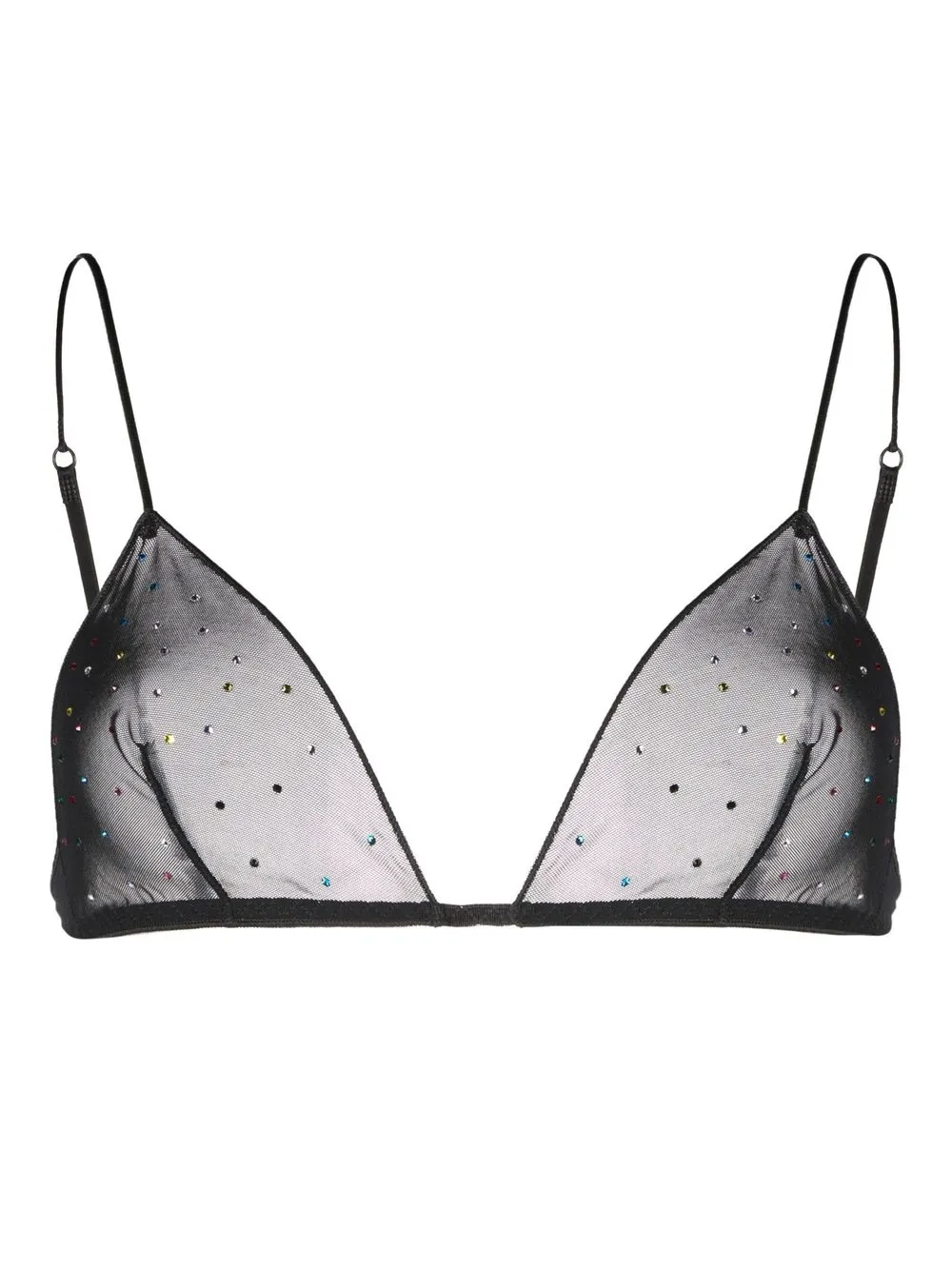 

Oséree Gem triangle bra - Black