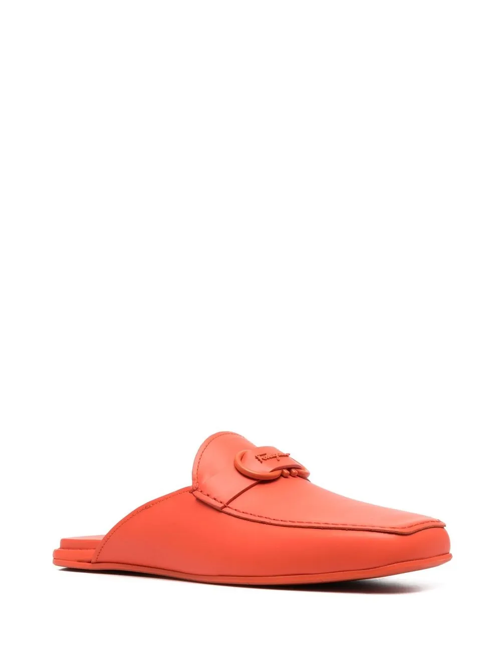 Ferragamo logo buckle backless slippers | Image 2