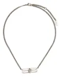 Balenciaga BB Icon chain necklace - Silver