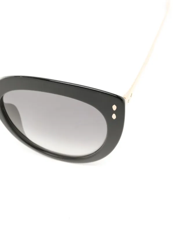 ISABEL MARANT ラウンドフレームメガネ Isabel Marant Eyewear ラウンドフレーム サングラス | ブラック