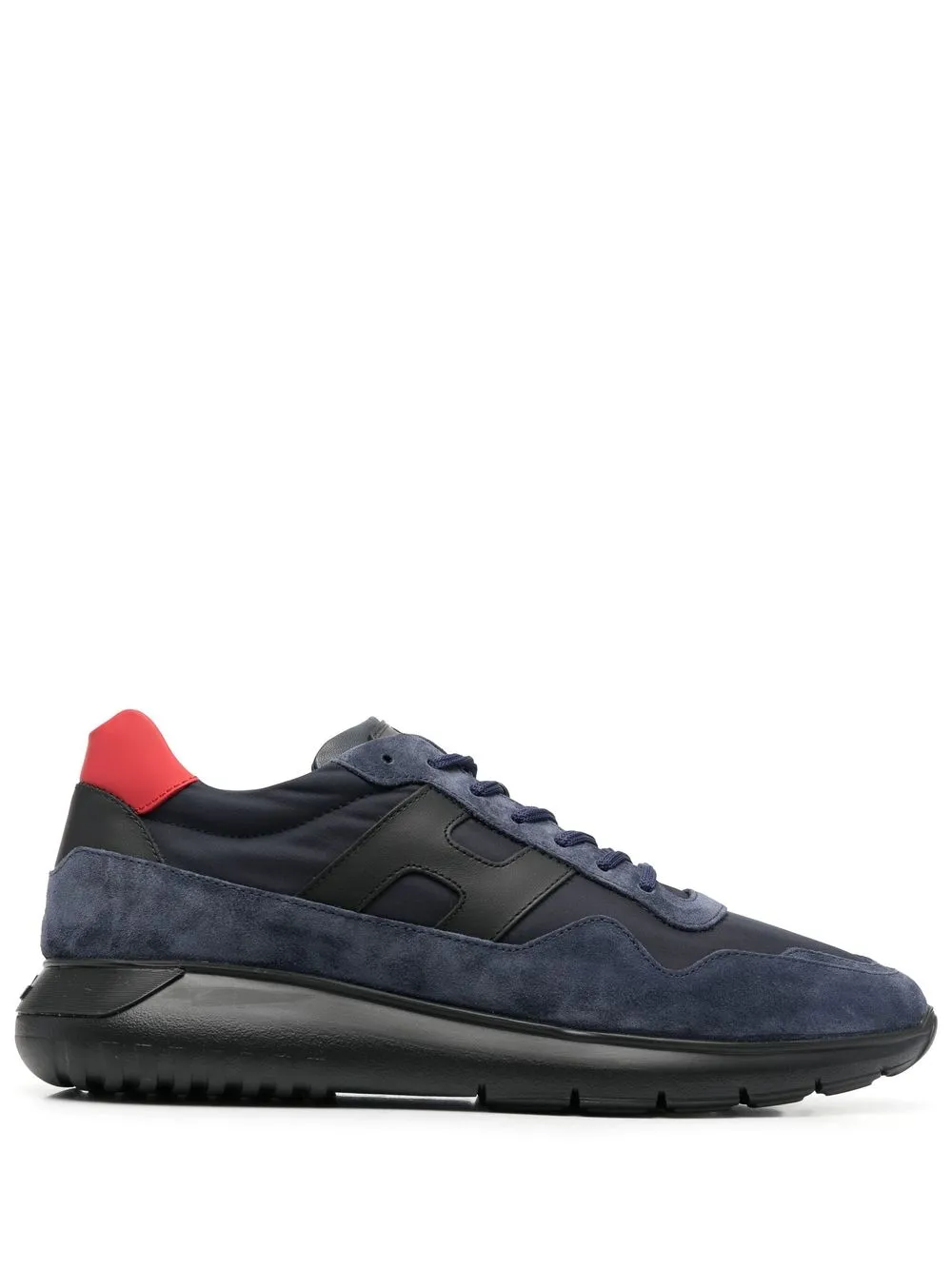 

Hogan panelled low-top sneakers - Blue