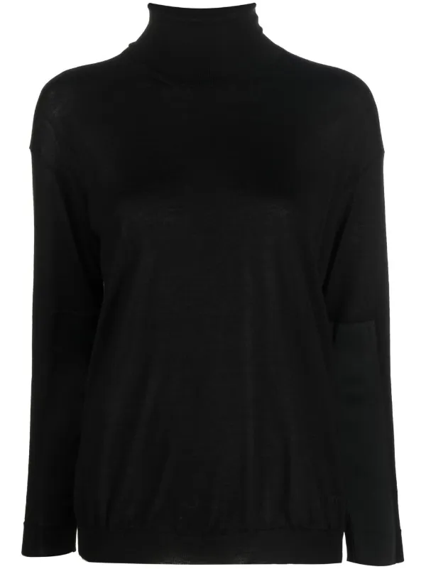 Tom Ford Fine-knit Roll-neck Jumper in Black